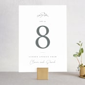 "Sketch" - Table Numbers in Cloud by Sara Hicks Malone - Front