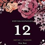 "Fall Floral" - Table Numbers in Mauve by Alethea and Ruth - Detail