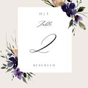 "ivi" - Table Numbers in Ivory by Lori Wemple - Detail