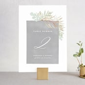 "In The Fall" - Table Numbers in Slate by Ashlee Townsend - Front