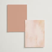 "Organic Florals" - Table Numbers in Blush by Susan Moyal - Back of Card Options