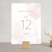 "dawning" - Table Numbers in Sunrise by Jennifer Wick - Front