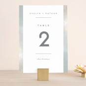 "Grounded in Love" - Table Numbers in Porcelain by Nicole Walsh - Front