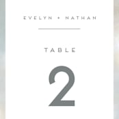 "Grounded in Love" - Table Numbers in Porcelain by Nicole Walsh - Detail