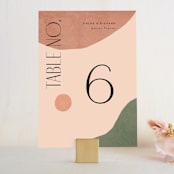 "Abstract" - Table Numbers in Desert by Kelly Schmidt - Front