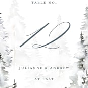 "Grand Escape" - Table Numbers in Stone by Petra Kern - Detail