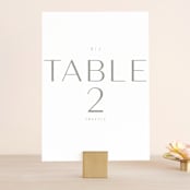 "Frame" - Table Numbers in Granite by Lori Wemple - Front
