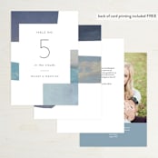 "sky poetry" - Table Numbers in Daylight by Sumak Studio - Back of Card Options