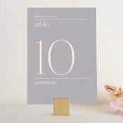 "Legacy" - Table Numbers in Pebble by Leia Matt - Front