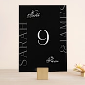 "Coupling" - Table Numbers in Cloud by Lauren Chism - Front