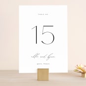 "chloe " - Table Numbers in Silk by Kelly Schmidt - Front