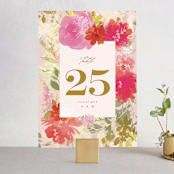 "Delightful" - Table Numbers in Delight by Phrosné Barwood - Front