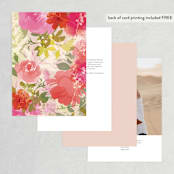 "Delightful" - Table Numbers in Delight by Phrosné Barwood - Back of Card Options