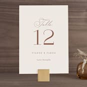 "Delicate Names" - Table Numbers in Buttercream by Jessica Williams - Front