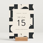 "Kenai" - Table Numbers in Shadow by Carly Reed Walker - Displayed (stand not included)