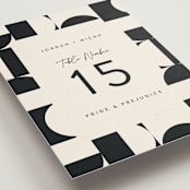"Kenai" - Table Numbers in Shadow by Carly Reed Walker - Detail