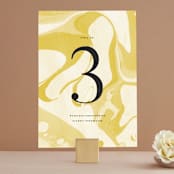 "Brooklynite" - Table Numbers in Bisque by Annie Clark - Front