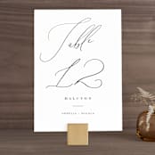 "Us" - Table Numbers in Tuxedo by Leah Bisch - Front