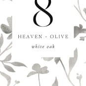 "Floral Union" - Table Numbers in Black Sugar by Pati Cascino - Detail