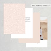 "Casablanca" - Table Numbers in Blush by Lori Wemple - Back of Card Options