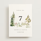 "Great Outdoors" - Table Numbers in Forest by Petra Kern - Front