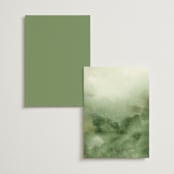 "Great Outdoors" - Table Numbers in Forest by Petra Kern - Back of Card Options