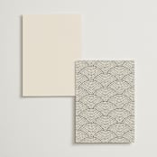 "Floral mosaic" - Table Numbers in Sand by GeekInk Design - Back of Card Options