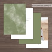 "Orchard" - Table Numbers in Laurel Bough by Erin L. Wilson - Back of Card Options