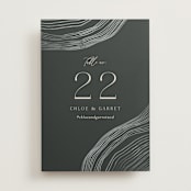 "Rings" - Table Numbers in Natural by Alethea and Ruth - Front
