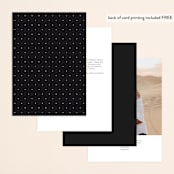 "whimsical ampersand" - Table Numbers in Black Tie by Laura Hamm - Back of Card Options