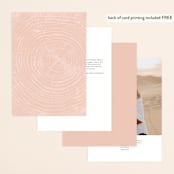 "engrained" - Table Numbers in Blossom by Robin Ott - Back of Card Options