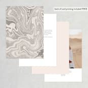 "Finally" - Table Numbers in Ivory by Up Up Creative - Back of Card Options