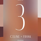 "Retro Grid" - Table Numbers in Sunset by Simona Camp - Detail