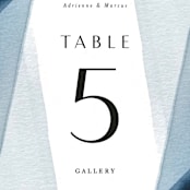 "Trio" - Table Numbers in Ocean by Erin L. Wilson - Detail