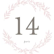 "Gathered" - Table Numbers in Blossom by Kimberly FitzSimons - Detail