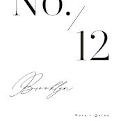 "Bold Modernist" - Table Numbers in Ink by Kristie Kern - Detail