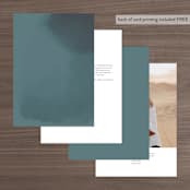 "Adore You" - Table Numbers in Great Lakes by Design Lotus - Back of Card Options
