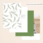 "Blossom" - Table Numbers in Blush by Susan Moyal - Back of Card Options