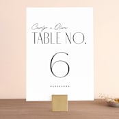 "Bold Union" - Table Numbers in Cloud by Everett Paper Goods - Front
