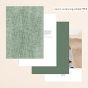 "I do" - Table Numbers in Fern by Creo Study - Back of Card Options