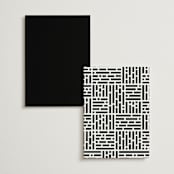 "Casual" - Table Numbers in Pearl by Owl and Toad - Back of Card Options