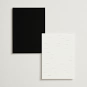 "Macaron" - Table Numbers in Snow by Nicoletta Savod - Back of Card Options