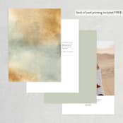 "We Walk Together" - Table Numbers in Evergreen by Petra Kern - Back of Card Options