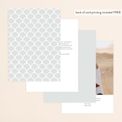"Inverness" - Table Numbers in Pistachio by Nicole Whiddon - Back of Card Options