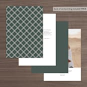 "Vista" - Table Numbers in Forest by Melanie Severin - Back of Card Options