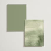 "Lovely" - Table Numbers in Moss by Petra Kern - Back of Card Options