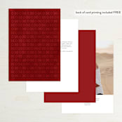 "wispy" - Table Numbers in Sienna by Angela Marzuki - Back of Card Options