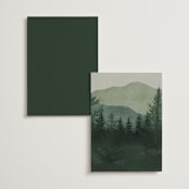 "The Forest" - Table Numbers in Jade by Elly - Back of Card Options