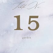 "Bright" - Table Numbers in Summer by Leah Bisch - Detail
