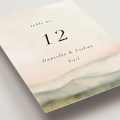 "Every Single Dawn With You" - Table Numbers in Forest by Petra Kern - Detail